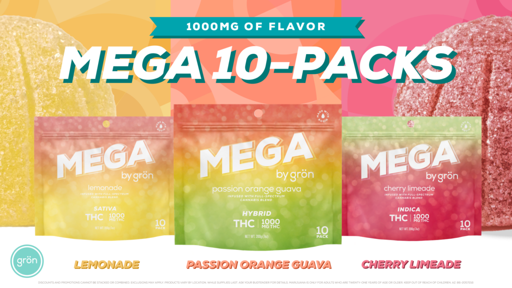 Grön Introduces 10-Pack MEGAs to Arizona’s Medical Cannabis Market, Available Exclusively at Trulieve